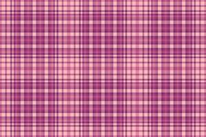 British pattern plaid check, front texture tartan background. Funky fabric textile seamless in pink and light colors. vector