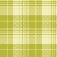 Subtle yet striking pale yellow and olive green plaid pattern. Perfect for textile design, apparel, or website backgrounds. vector