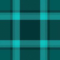 Teal and dark green plaid pattern. A sophisticated, textured design ideal for textile, fashion, or website backgrounds. vector