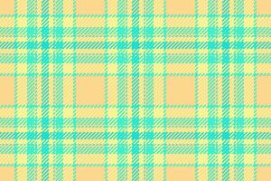 Vibrant pastel plaid pattern in teal and peach. Perfect for textile design, website backgrounds, or crafting projects. This cheerful, summery texture evokes feelings of warmth and optimism. vector