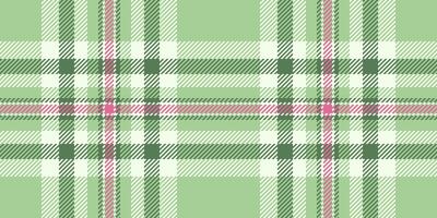 Ornate plaid tartan, iconic fabric background pattern. Club textile texture check seamless in light and green colors. vector