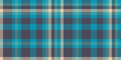 Vibrant teal and charcoal plaid pattern. Perfect for textile design, website backgrounds, or fashion projects. vector