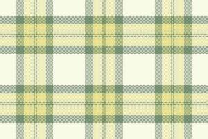 Elegant cream and sage green plaid pattern. Perfect for textile designs, website backgrounds, or crafting projects. This subtle yet stylish texture evokes feelings of calm and sophistication. vector