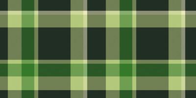 Warp texture pattern seamless, custom tartan background. Veil plaid check textile fabric in dark and lime colors. vector