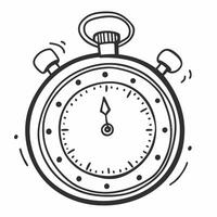 Hand drawn Stopwatch Illustration Timeless Art for Digital and Print Usage vector