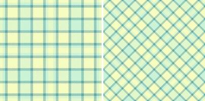 Seamless texture background of fabric plaid check with a pattern textile tartan. Set in spring colors for stylish poncho outfits. vector