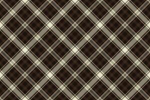 Elegant brown and beige plaid pattern. Perfect for textile design, website backgrounds, or fashion projects. vector