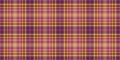 Scrapbooking textile check, 30s seamless plaid texture. Crossed fabric tartan pattern background in pink and dark colors. vector