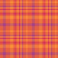 Overlay tartan background texture, royalty seamless plaid pattern. Purity textile check fabric in red and pink colors. vector
