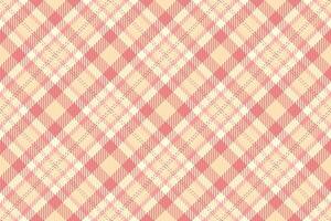 Elegant pink and cream plaid pattern. Perfect for textile design, fashion, websites, and packaging. Subtle texture and soft color palette evoke feelings of warmth and comfort. vector