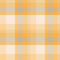 Warm, autumnal plaid pattern in soft orange and gray tones. Perfect for fallthemed designs, textiles, or website backgrounds. Evokes feelings of comfort and coziness. Versatile, seamless repeat. vector