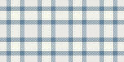 Comfortable seamless textile tartan, print pattern texture . Image plaid background fabric check in white and sterling silver colors. vector