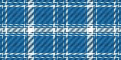 Occupation seamless tartan plaid, abstract pattern textile check. Goose foot fabric texture background in cyan and white colors. vector