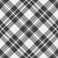 Stylish monochrome plaid pattern. A modern, minimalist design perfect for textiles, website backgrounds, or branding. The subtle dot texture adds depth and visual interest. vector