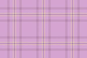 Elegant lilac and cream plaid pattern. Perfect for textile design, scrapbooking, or website backgrounds. This subtle yet stylish design evokes a feeling of calm and sophistication. vector