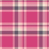 Picture background check textile, colorful texture fabric plaid. Mother seamless tartan pattern in pink and light colors. vector