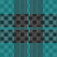Stunning teal and charcoal plaid pattern. Perfect for textile design, website backgrounds, or fashion projects. vector