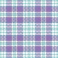 Pastel plaid pattern. Soft teal and purple hues create a calming, versatile design perfect for textiles, websites, or stationery. vector