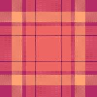 Royalty check texture background, cloth pattern tartan. Uniform fabric textile plaid seamless in red and pink colors. vector