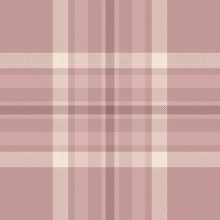 Elegant blush pink and cream plaid pattern. Perfect for textile design, fashion, website backgrounds, and stationery. This subtle yet stylish texture evokes warmth and sophistication. vector