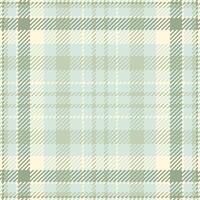 Subtle sage green and cream plaid pattern. Perfect for textile design, wallpaper, or website backgrounds. Evokes feelings of calm, serenity, and classic style. vector