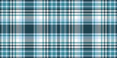 Seamless teal and white plaid pattern. Perfect for textile design, apparel, website backgrounds, or any project needing a classic, cool, and sophisticated texture. vector