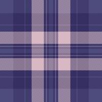 Uk tartan plaid textile, halftone pattern fabric seamless. Celtic texture check background in indigo and light colors. vector