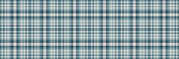 Strong pattern seamless, full fabric plaid check. Smooth textile texture tartan background in cyan and white colors. vector