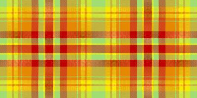 Vibrant autumnal plaid pattern in warm yellows, oranges, and reds. Perfect for fallthemed designs, textile prints, backgrounds, or website textures. vector