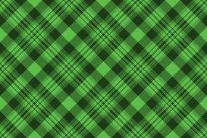 Stylish green plaid pattern. Perfect for textile design, website backgrounds, or festive projects. vector
