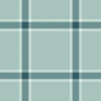 Elegant teal and white plaid pattern. Perfect for textile design, website backgrounds, or stationery. Subtle yet stylish, this seamless design evokes a sense of calm and sophistication. vector