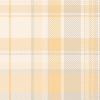 Subtle pastel plaid pattern. Soft beige and peach tones create a calming, versatile design perfect for fashion, home decor, or website backgrounds. Evokes feelings of warmth and tranquility. vector