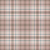 Elegant blush pink and grey plaid pattern. Subtle herringbone texture creates a sophisticated textile design ideal for fashion, home decor, or website backgrounds. vector
