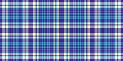 Vibrant seamless plaid pattern in calming blue and purple hues. Perfect for textile design, backgrounds, or website textures. Evokes a sense of tranquility and order. vector