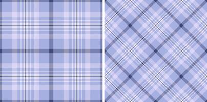 Seamless tartan background of plaid fabric with a texture textile check pattern. Set in popular colors for festive season decorations. vector