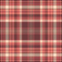 Subtle coral and brown plaid pattern. Perfect for textile design, apparel, or website backgrounds. Evokes warmth, comfort, and a touch of rustic charm. vector