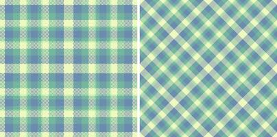 Check plaid tartan of seamless fabric with a texture textile pattern background. Set in gradient colors for symmetry tissue designs in fashion. vector