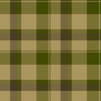 Elegant olive and beige plaid pattern. Perfect for autumnal designs, textile projects, or adding a touch of rustic charm to your work. vector