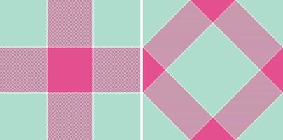 Tartan pattern texture of seamless background with a fabric check plaid textile. Set in rainbow colors. Unique invitation designs for events. vector