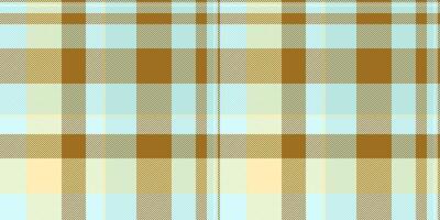 Scarf check background pattern, volume plaid texture. Wool tartan textile fabric seamless in light and amber colors. vector