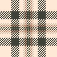Elegant blush pink and dark gray plaid pattern. Perfect for textile design, apparel, or website backgrounds. Subtle yet sophisticated, this seamless texture evokes feelings of warmth and style. vector