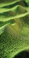 Moringa powder spread across a textured surface in bright light photo