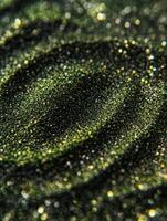 Moringa powder texture highlights its rich green color and nutrients photo