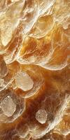 Gouda cheese texture close-up reveals its unique surface details photo