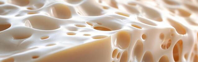 A close up of a piece of white cheese photo