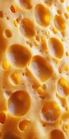 A close up of a piece of cheese with water droplets photo