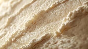 Close up of a large piece of ice cream photo