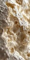 Creamy brie cheese showcasing its rich texture in close-up view photo