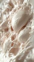Discovering the rich texture of creamy brie cheese photo