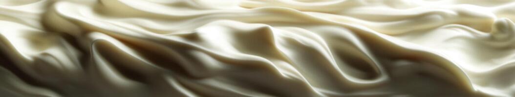 A close up of a white liquid with swirls photo